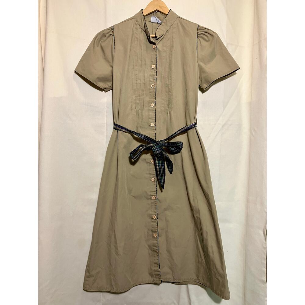 Miss Joni Tan Button-Up Dress Woman’s No Size.